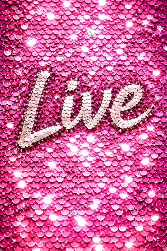 Finger Drawn Sequin Text Generator