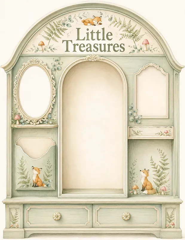 Woodland Baby Keepsake Cabinets
