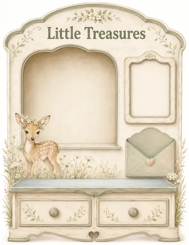 Woodland Baby Keepsake Cabinets