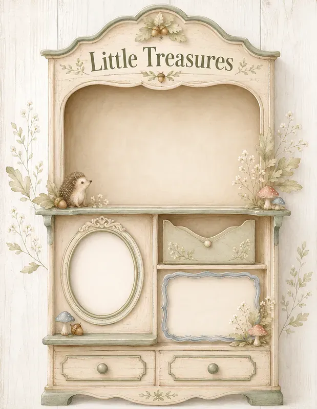 Woodland Baby Keepsake Cabinets