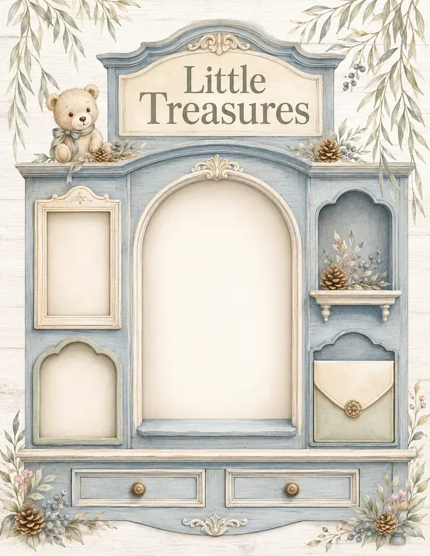 Woodland Baby Keepsake Cabinets