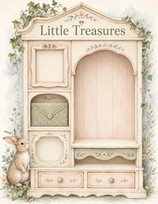 Woodland Baby Keepsake Cabinets
