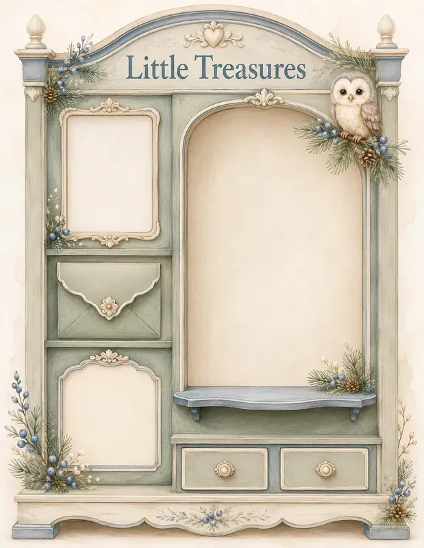 Woodland Baby Keepsake Cabinets