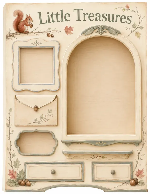 Woodland Baby Keepsake Cabinets