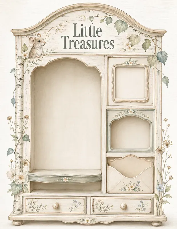 Woodland Baby Keepsake Cabinets