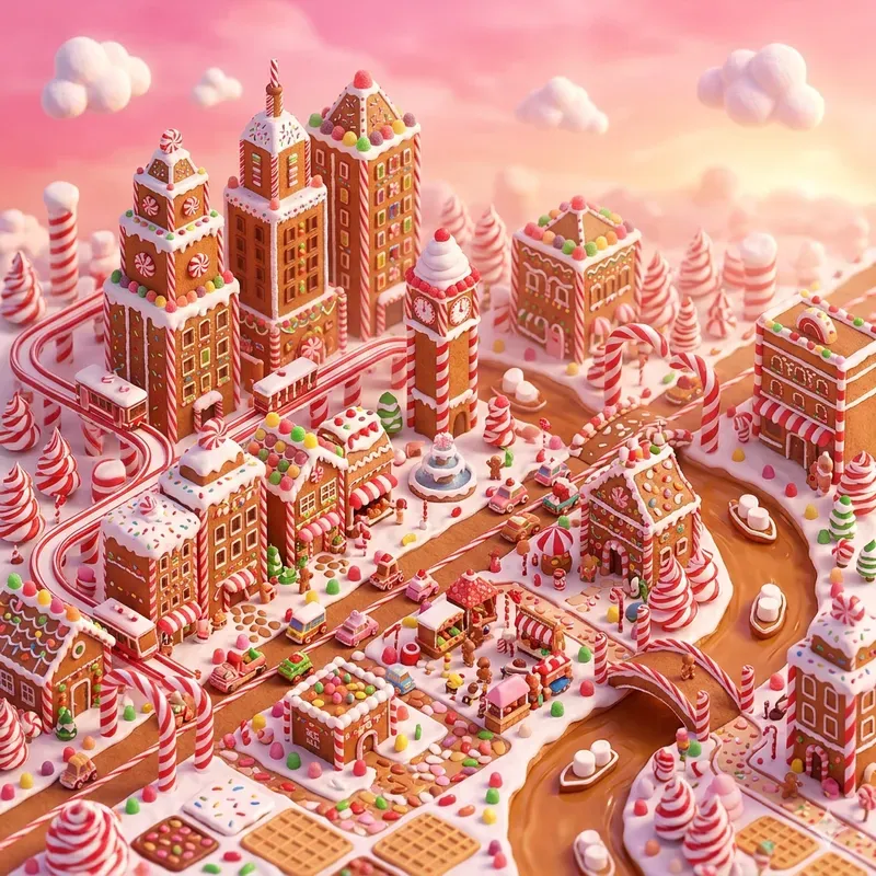 Ultra 3D Cartoon Urban Synthesis Engines