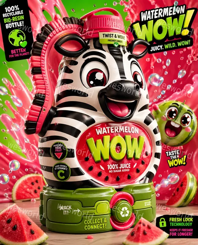 Juice Packaging Products Cartoonish