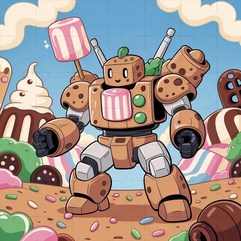 Chibi Mecha Candyland Clipart Makers