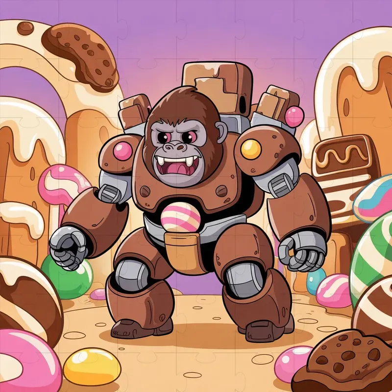 Chibi Mecha Candyland Clipart Makers