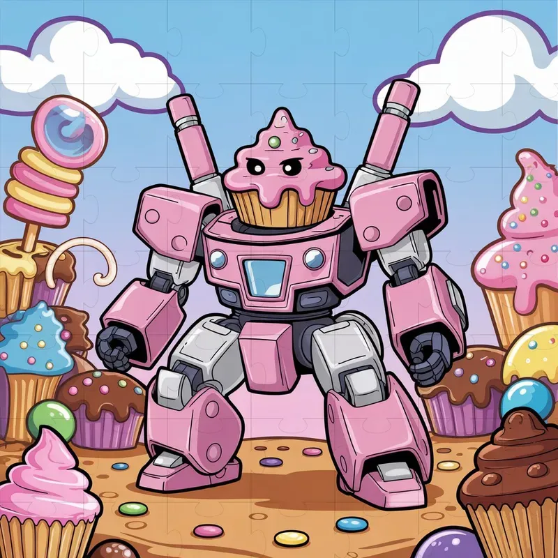 Chibi Mecha Candyland Clipart Makers