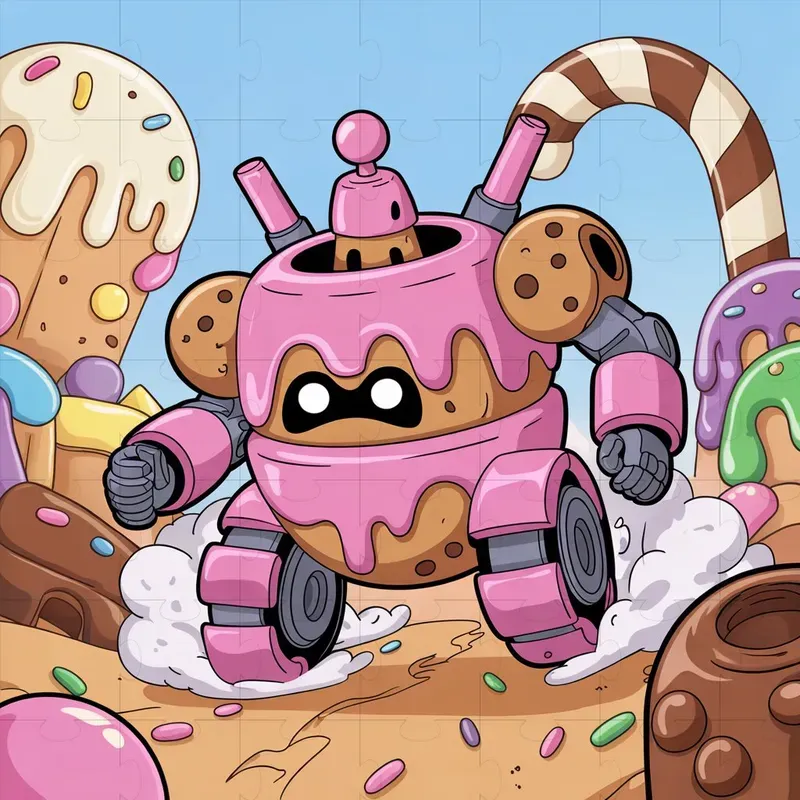 Chibi Mecha Candyland Clipart Makers