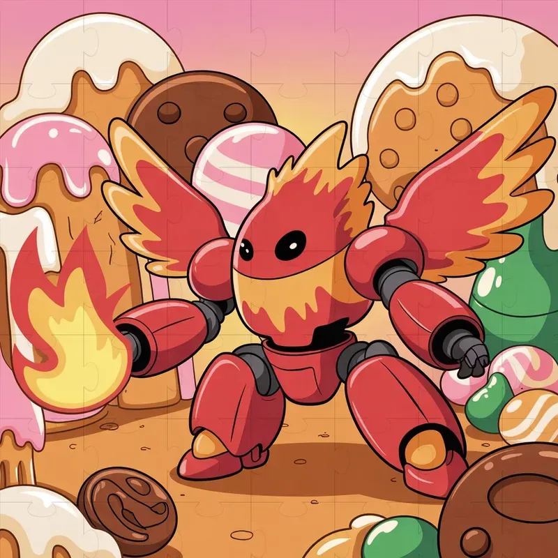 Chibi Mecha Candyland Clipart Makers