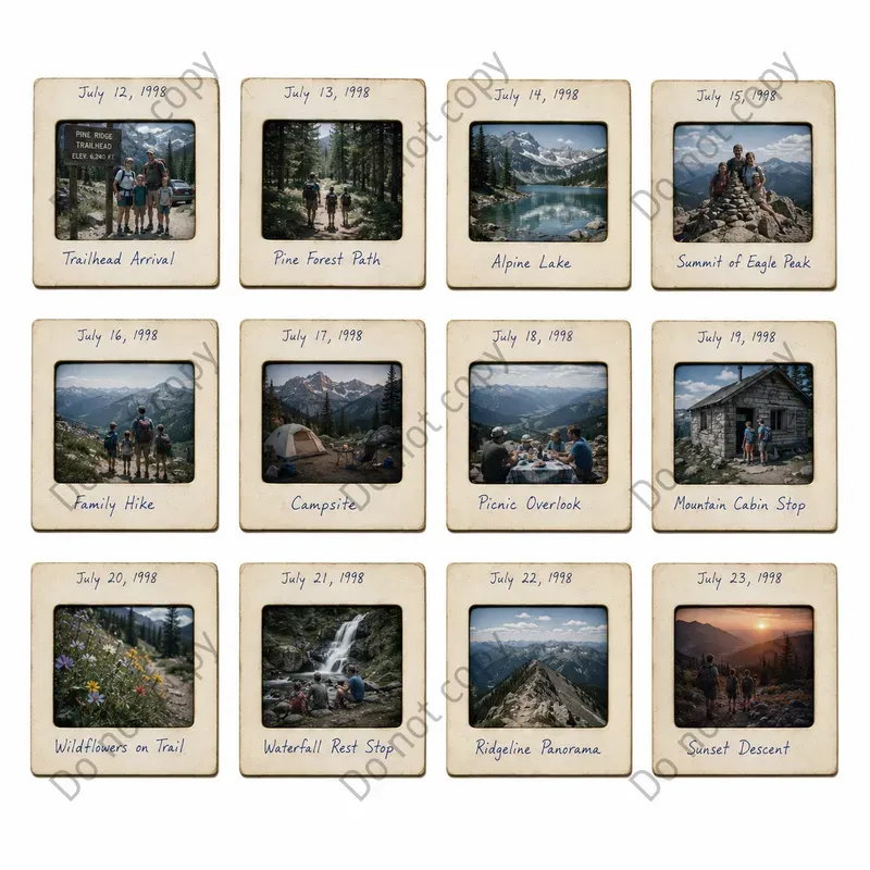 Photo Slide Mount Sheets