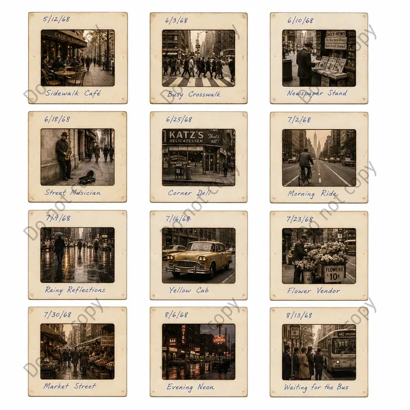 Photo Slide Mount Sheets