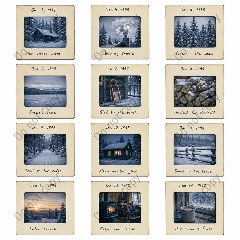 Photo Slide Mount Sheets