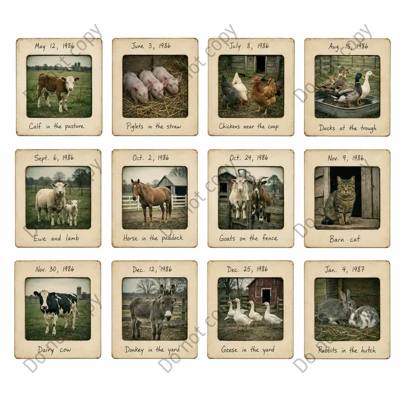 Photo Slide Mount Sheets