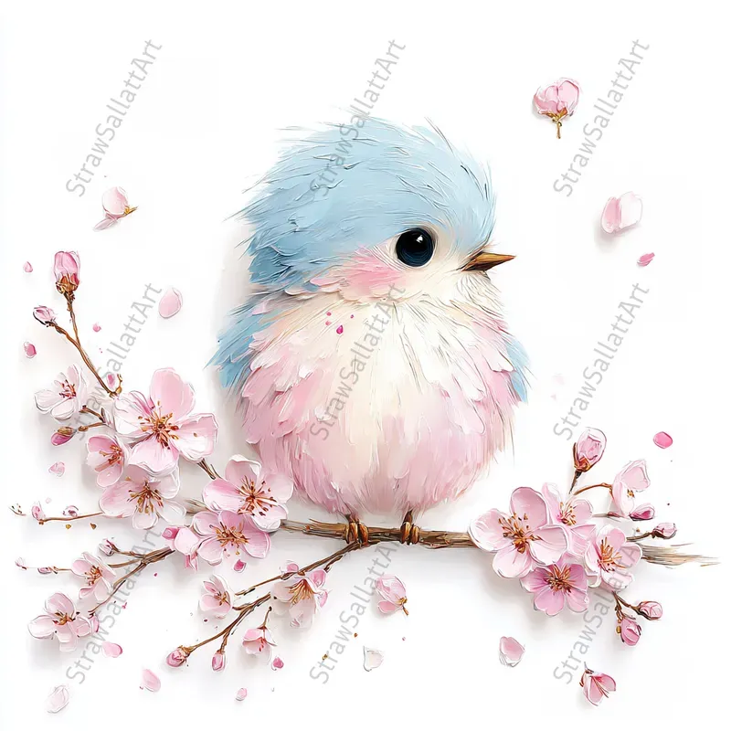 Viral Easter Animals Impasto Clipart Art