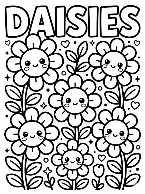 Cute Chibi Coloring Book Pages