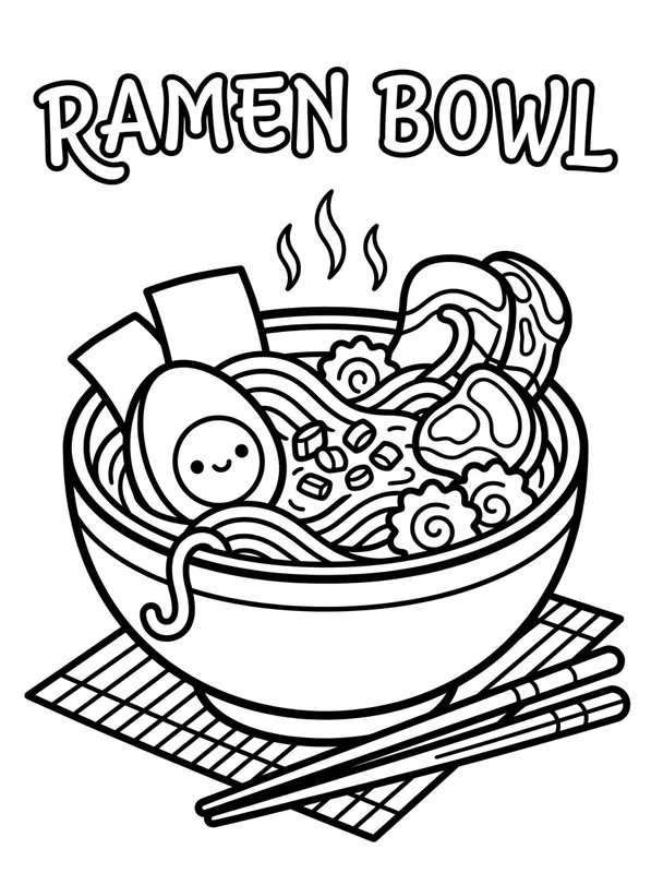 Cute Chibi Coloring Book Pages