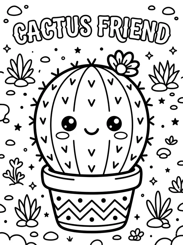 Cute Chibi Coloring Book Pages