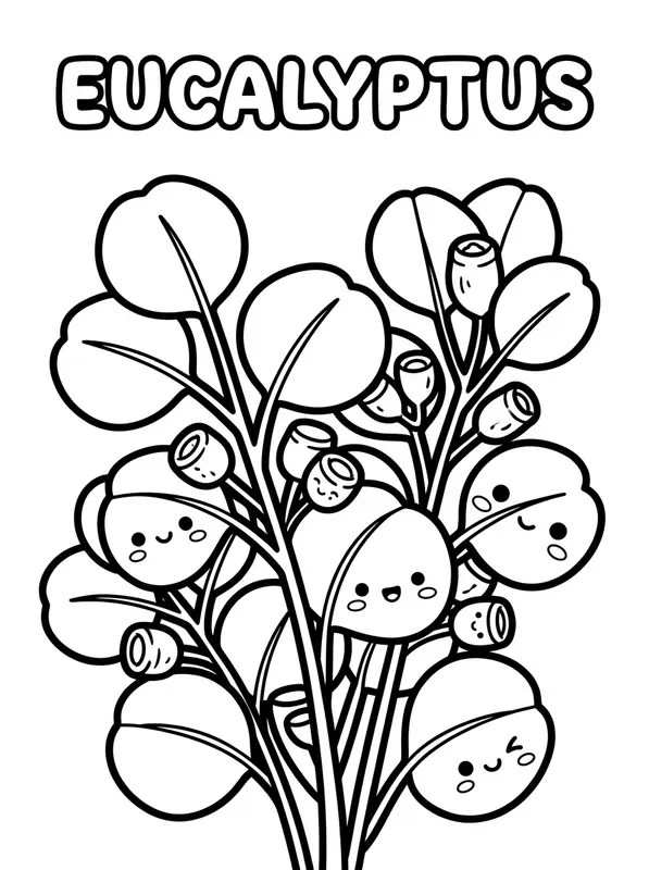 Cute Chibi Coloring Book Pages