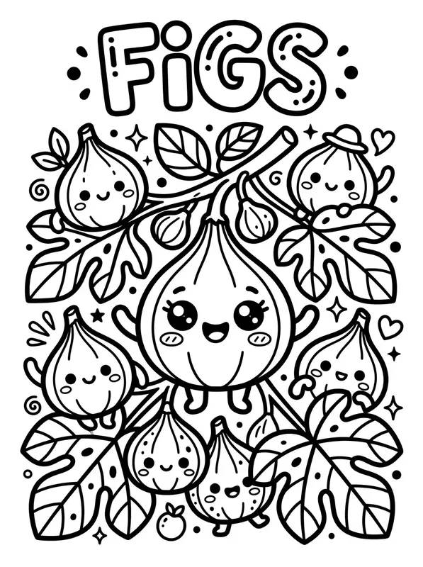 Cute Chibi Coloring Book Pages