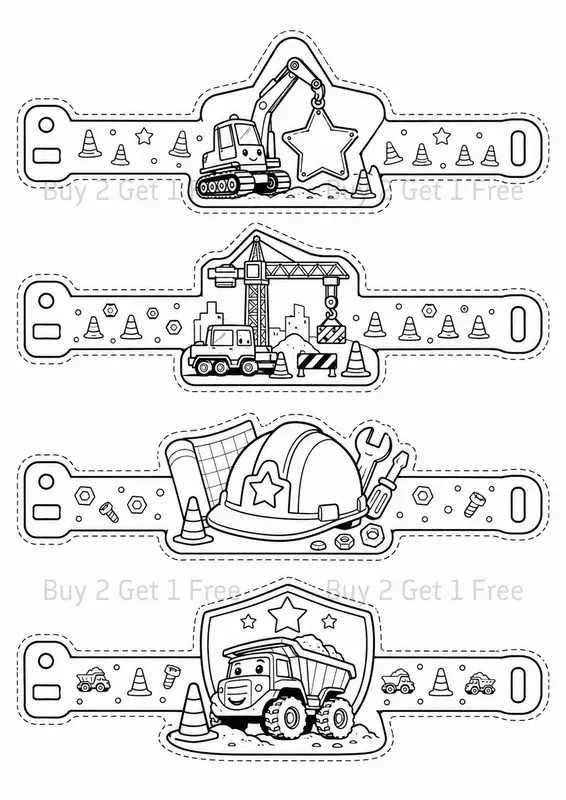 Printable Wearable Paper Coloring Books