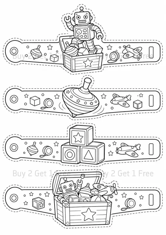 Printable Wearable Paper Coloring Books