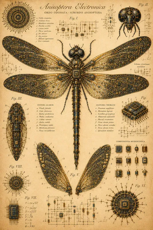 Electronic Specimen Wall Art Assets