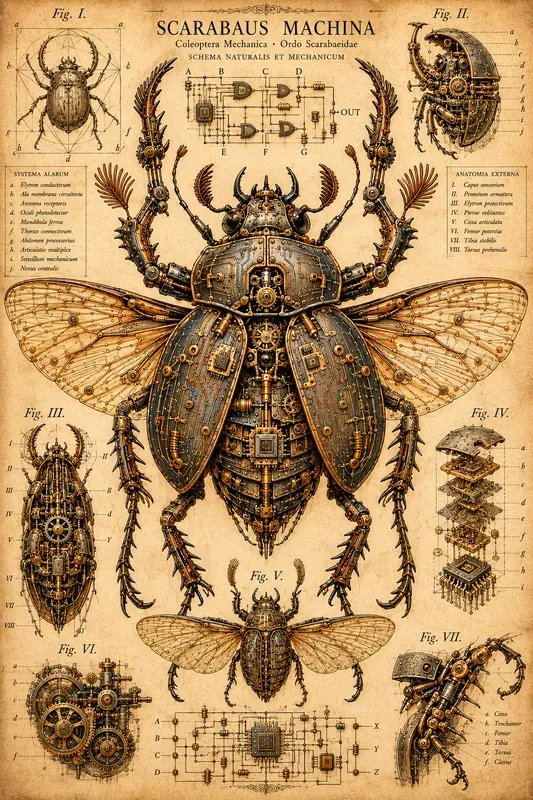 Electronic Specimen Wall Art Assets