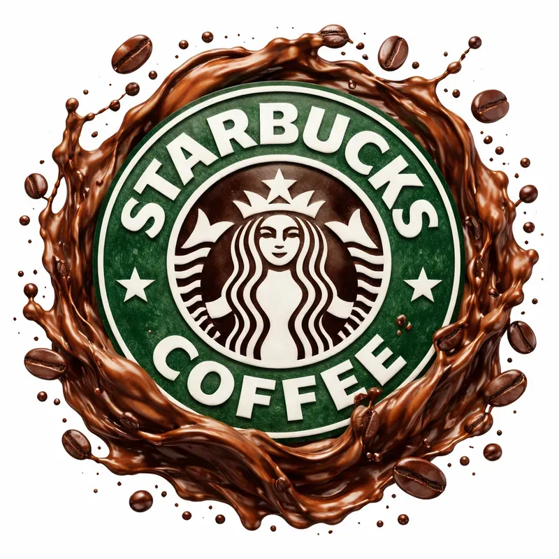 Vibrant 3D Paint Splash Logo Generator