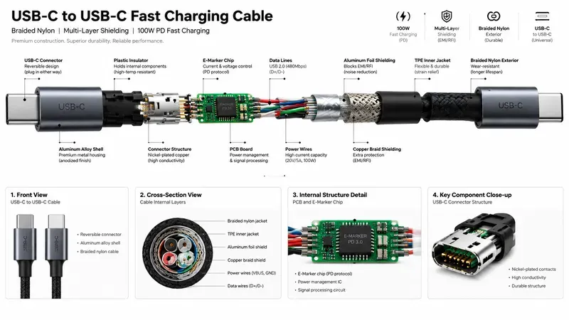 Tech Product Exploded View Infographics