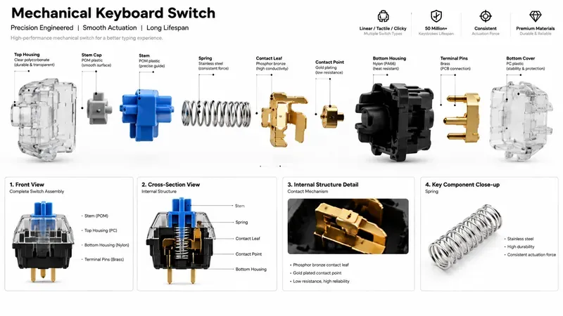 Tech Product Exploded View Infographics