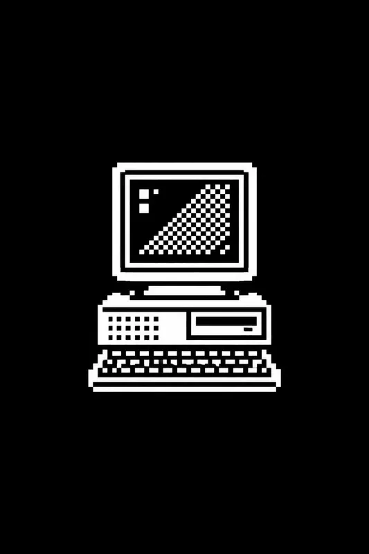 Monochrome 1 Bit Pixel Icons