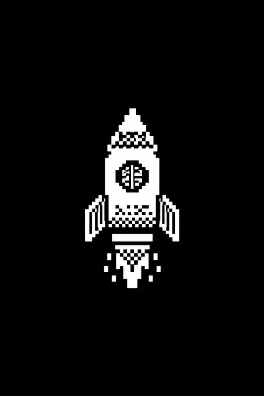 Monochrome 1 Bit Pixel Icons