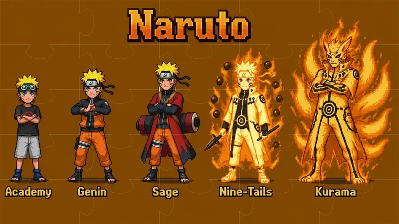 Character Progression Pixel Sprite Sheets