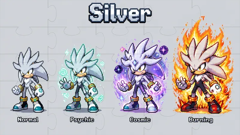 Character Progression Pixel Sprite Sheets
