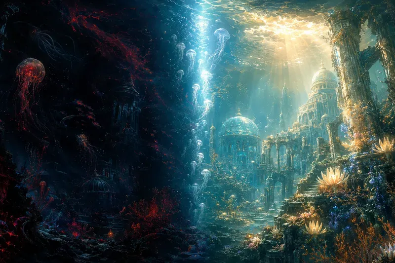 Romantasy Full Cover Wraps Deep Ocean