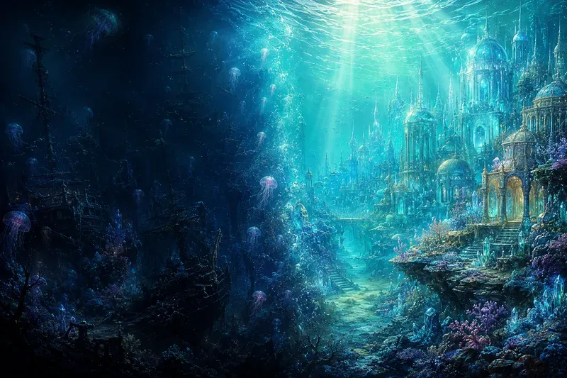 Romantasy Full Cover Wraps Deep Ocean