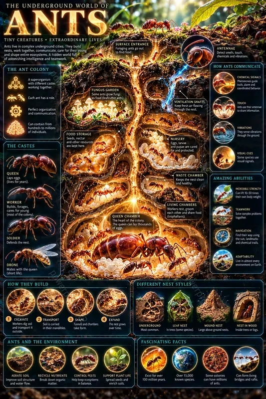 Neon Encyclopedia Infographics