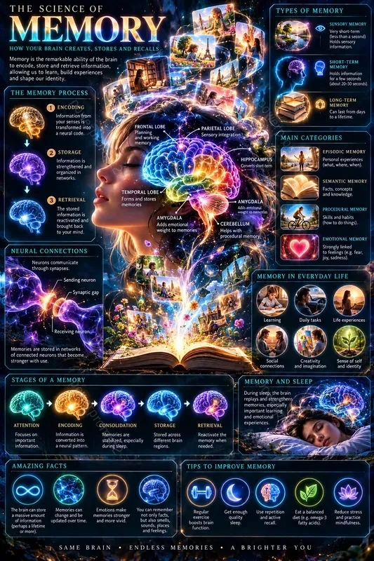 Neon Encyclopedia Infographics