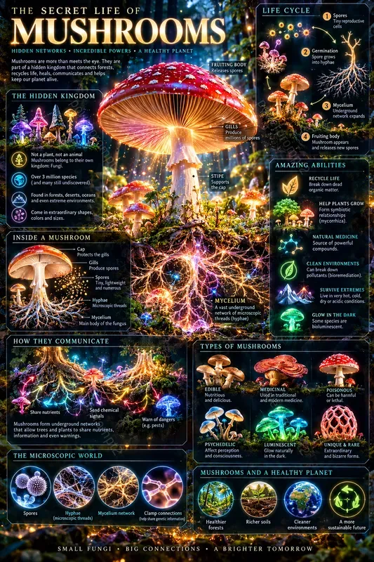 Neon Encyclopedia Infographics