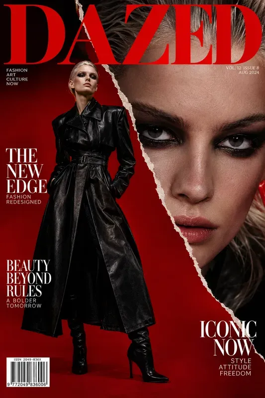 Torn Paper Dual Scale Magazine Covers