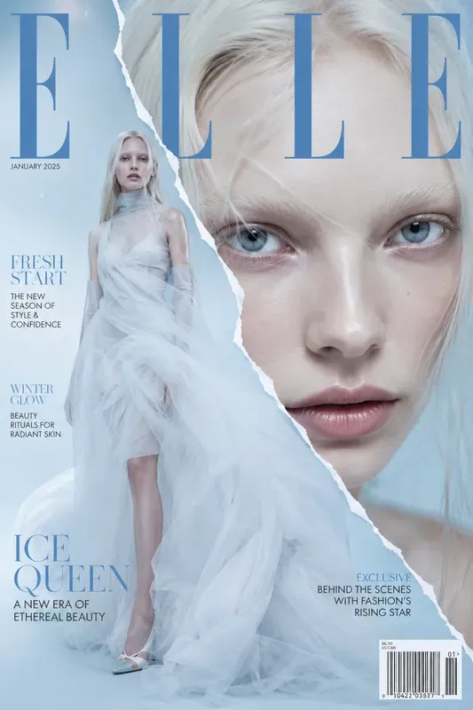 Torn Paper Dual Scale Magazine Covers
