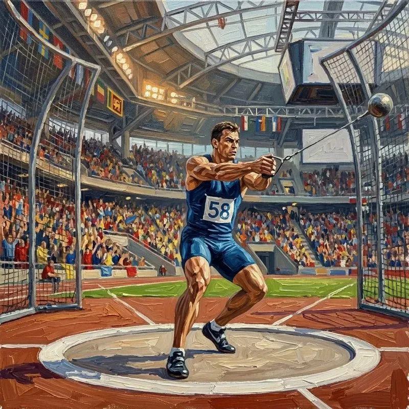 Athletes In Action Oil Paintings