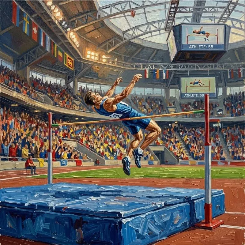 Athletes In Action Oil Paintings