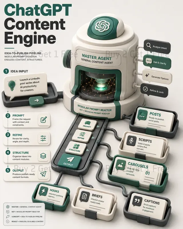 Infographic Agent Explainer Posters