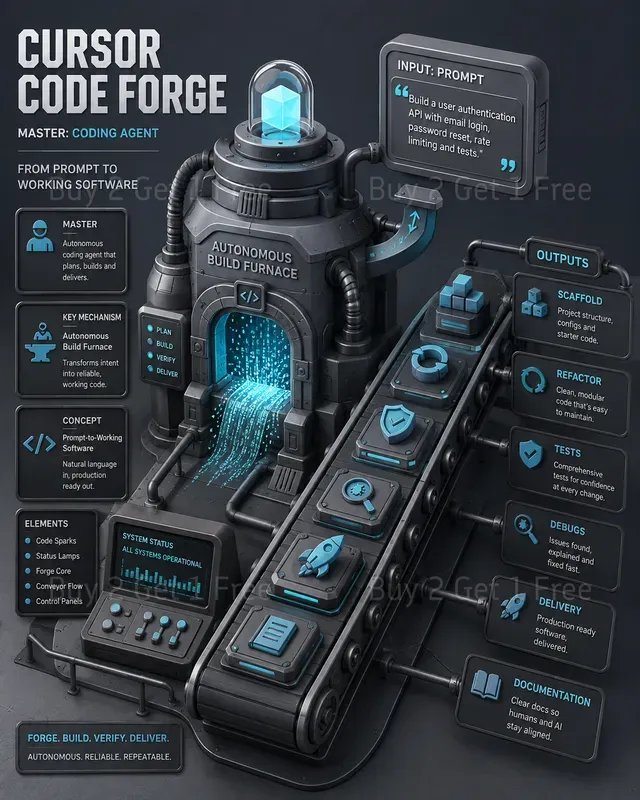 Infographic Agent Explainer Posters