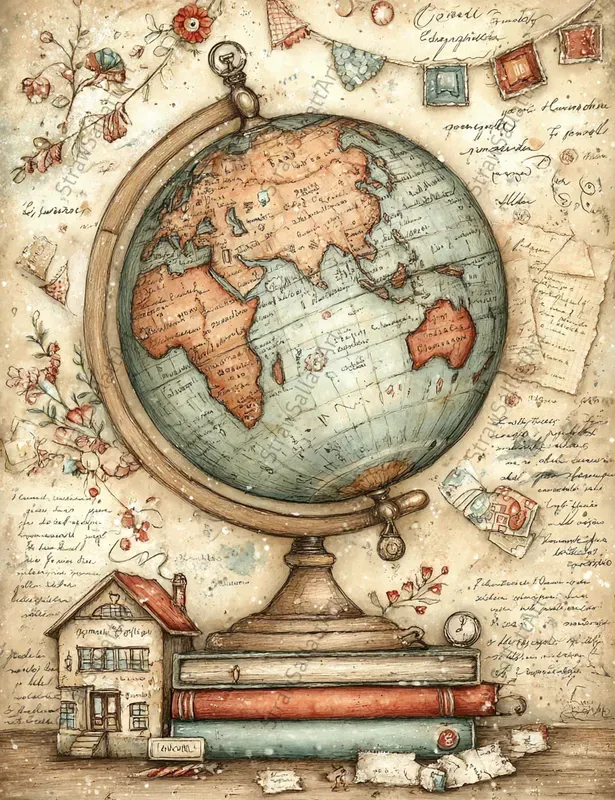 Back To School Junk Journal Ephemera