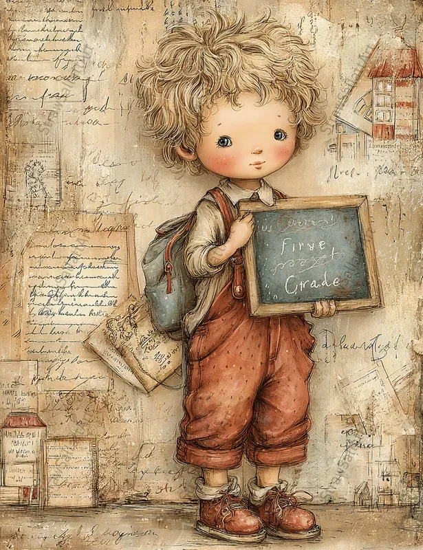 Back To School Junk Journal Ephemera